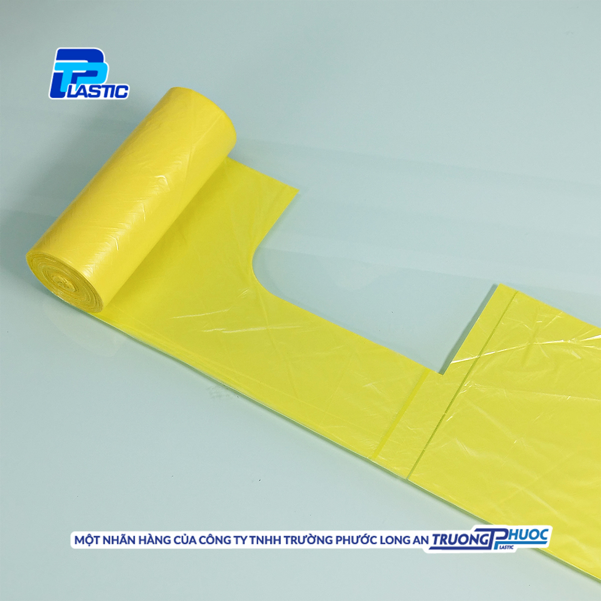 Túi Rác Tự Huỷ Sinh Học TPP, Đáy Sao Có Quai, Nhựa HDPE, 40 Cái/Cuộn x 4, Size S