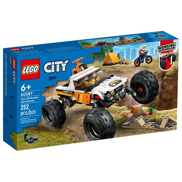 Đồ Chơi Lắp Ráp Lego City 60387 - 4x4 Off-Roader Adventures (252 Mảnh Ghép)