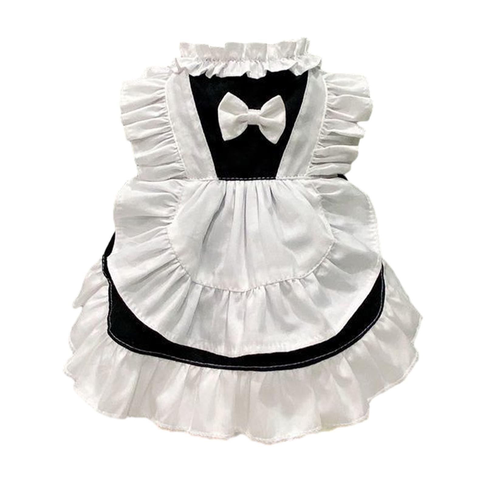 Cat Dress Cat Clothing Breathable Fashion Spring Summer Party Costume Maid Dress Cute Apparel Birthday Lovely Princess Dress Dress