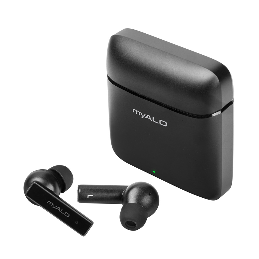 Tai nghe không dây myALO Z-One Pro: tai nghe Bluetooth 5.3 | Pin 40 giờ | Chống nước IPX4 | Thiết kế công thái học | Điều khiển cảm ứng thông minh | Hộp sạc chế tác từ Hợp kim đúc nguyên khối | Hàng chính hãng