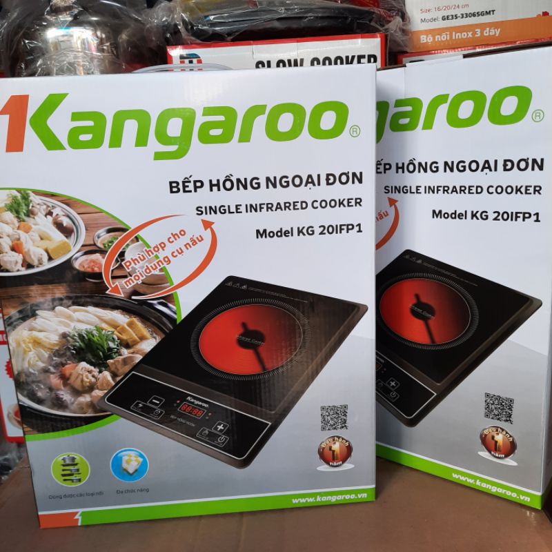 Bếp hồng ngoại đơn Kangaroo KG20IFP1 hàng chính hãng bảo hành 12 tháng