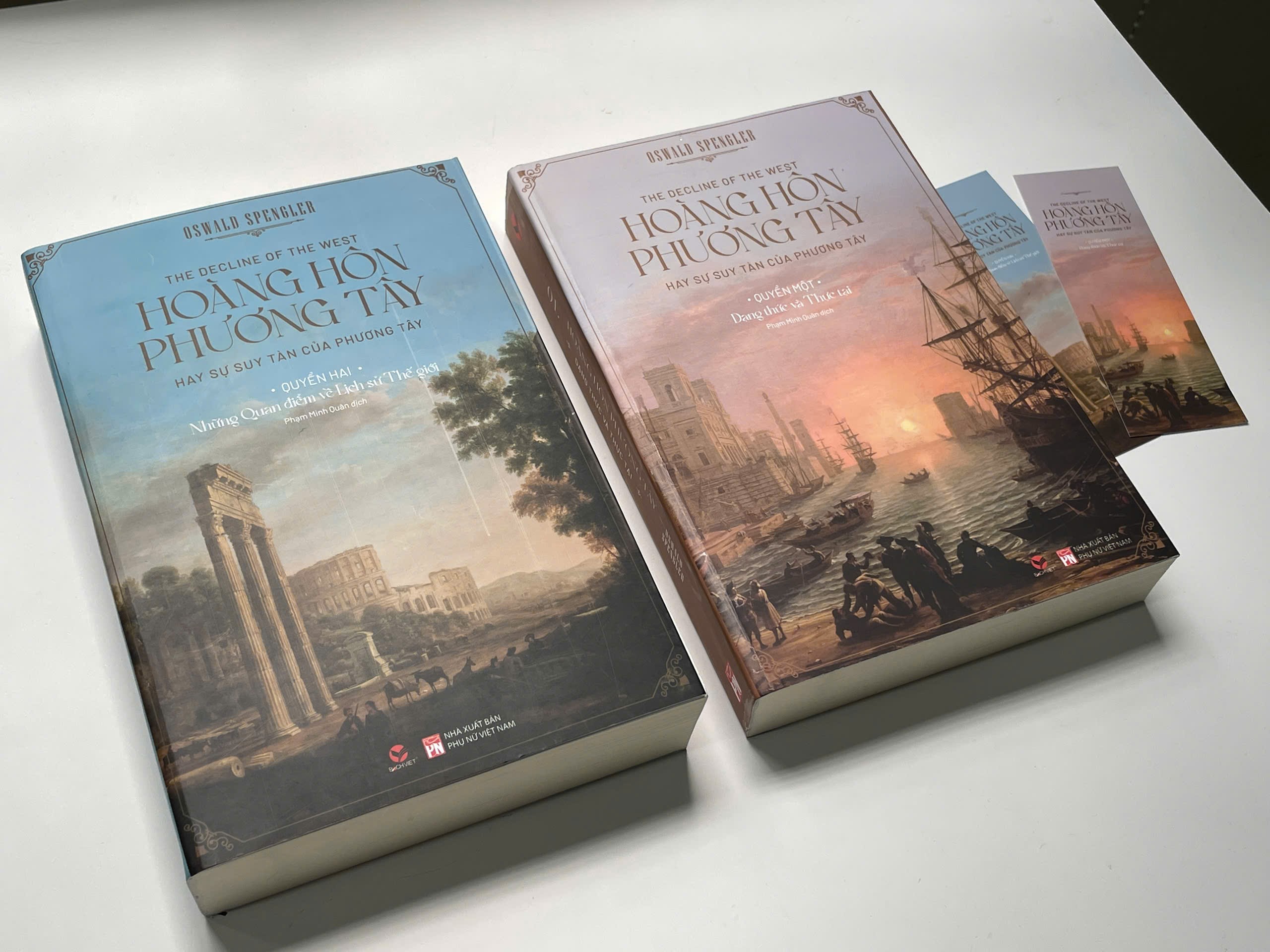 (Combo 2 tập) HOÀNG HÔN PHƯƠNG TÂY - Oswald Spengler - Phạm Minh Quân dịch - Bách Việt