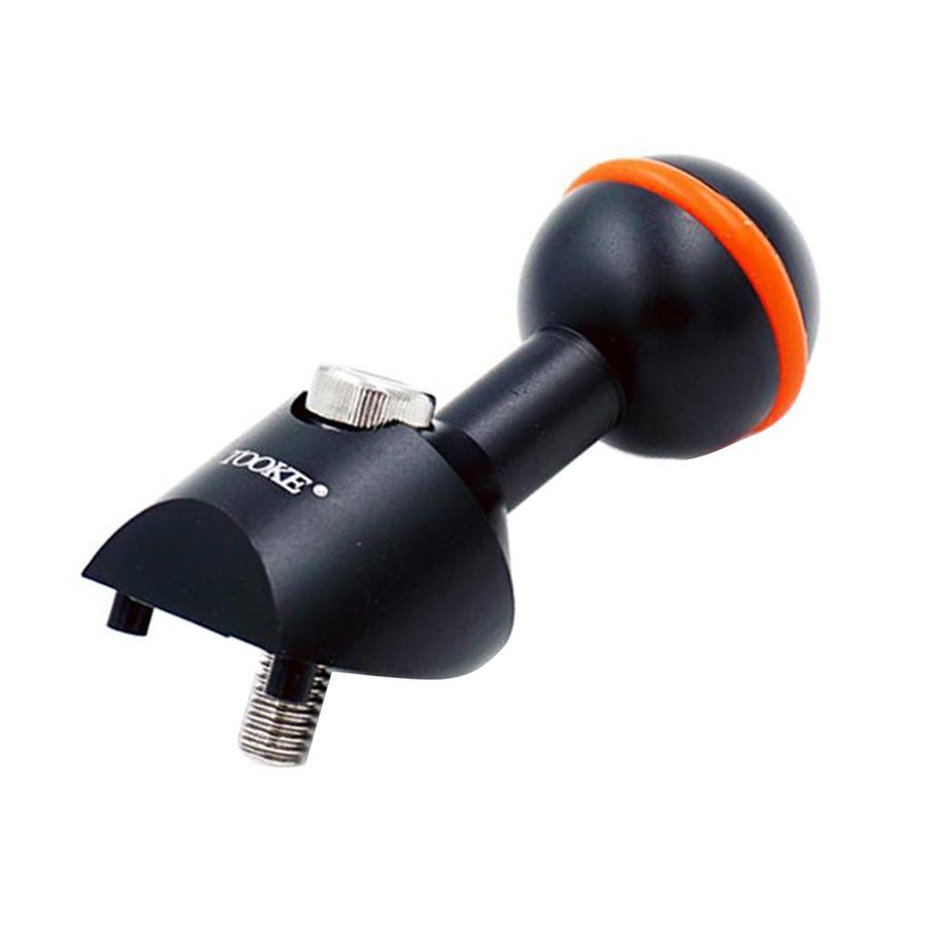Underwater Photography Strobe Ball Joint Adapter Z330 Z240 Strobe, Scuba Diving Light Adapter Base