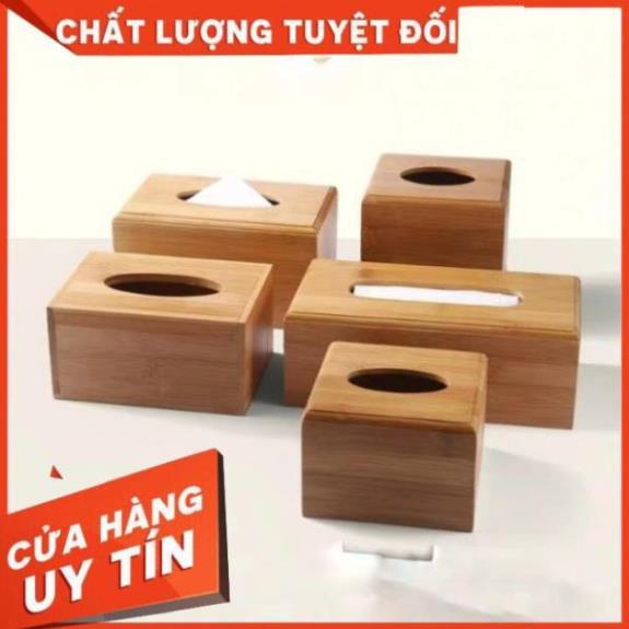 Hộp đựng giấy ăn tre trúc tự nhiên