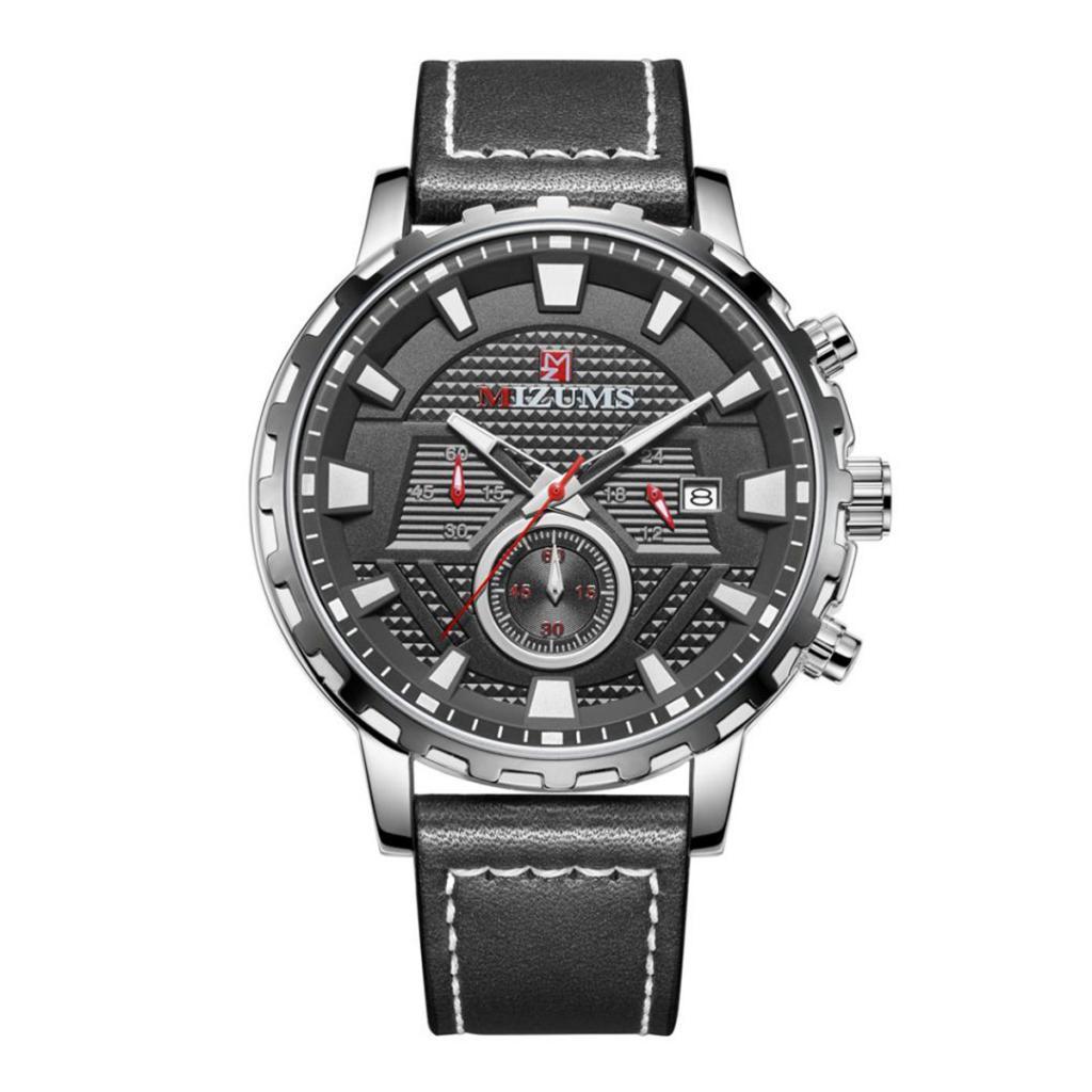 Mens Sports Business Watch Chronograph Wristwatch