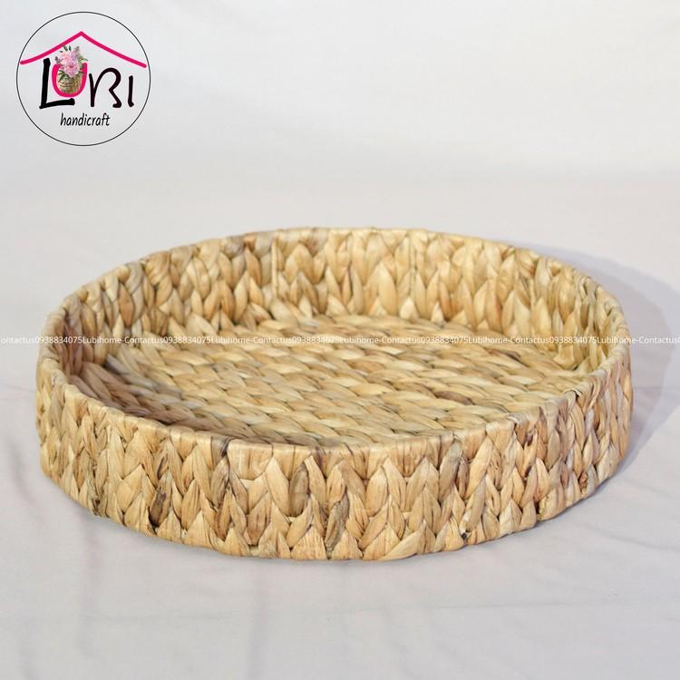 - Khay đựng đồ lục bình hình tròn bộ 2 - đẹp
