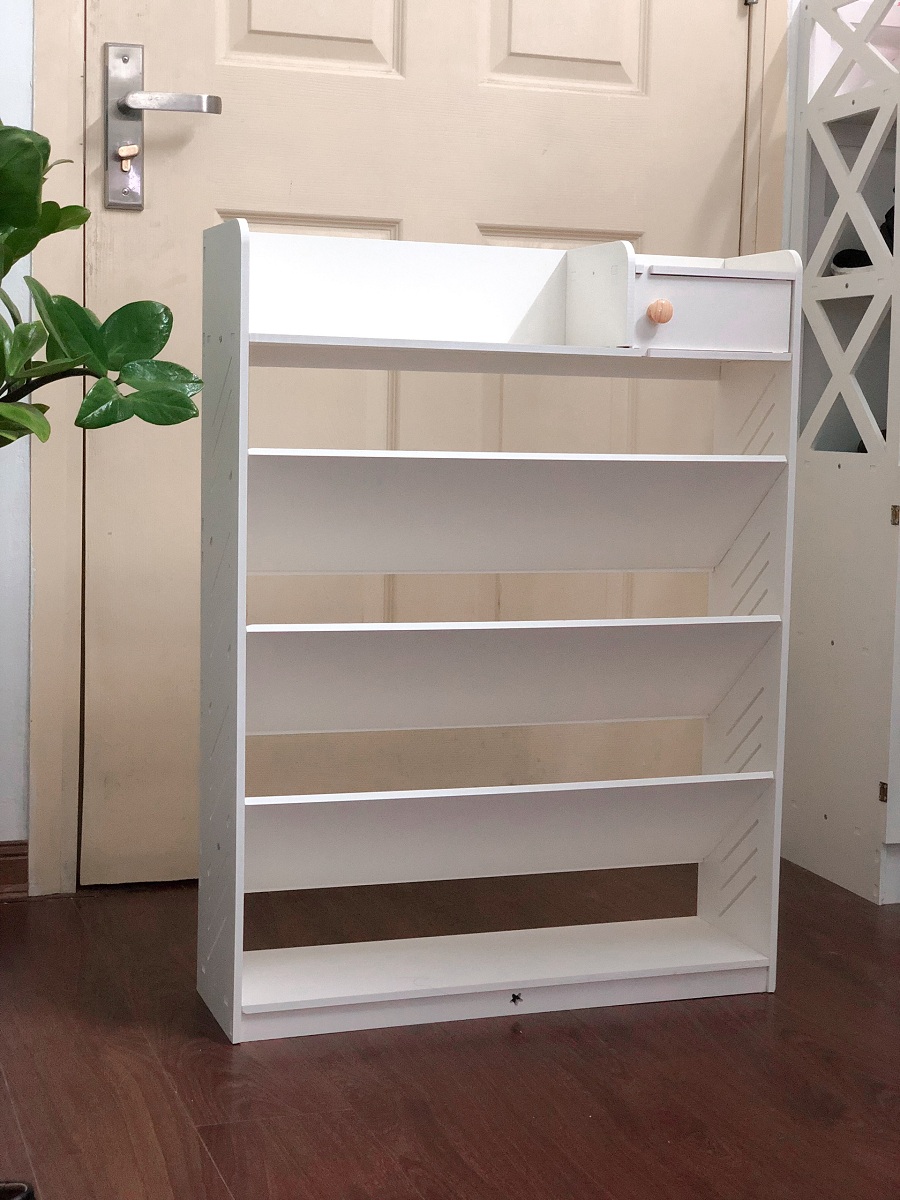 Kệ giầy chéo 6 tầng, không mối mọt, ẩm mốc