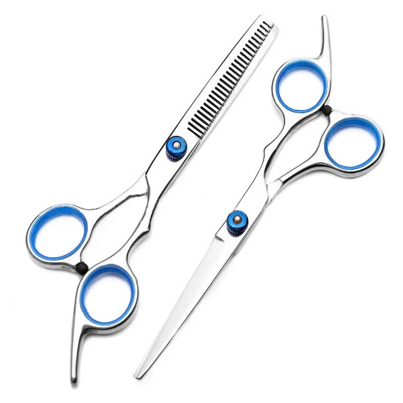 Bộ Kéo Cắt Tỉa Tóc Chuyên Nghiệp Cho Gia Đình Salon Barber Học Viên Sang Trọng Bằng Thép Không Gỉ Lưỡi Sắc Bén Cao Cấp HAND MADE Nam Nữ Tiện Lợi