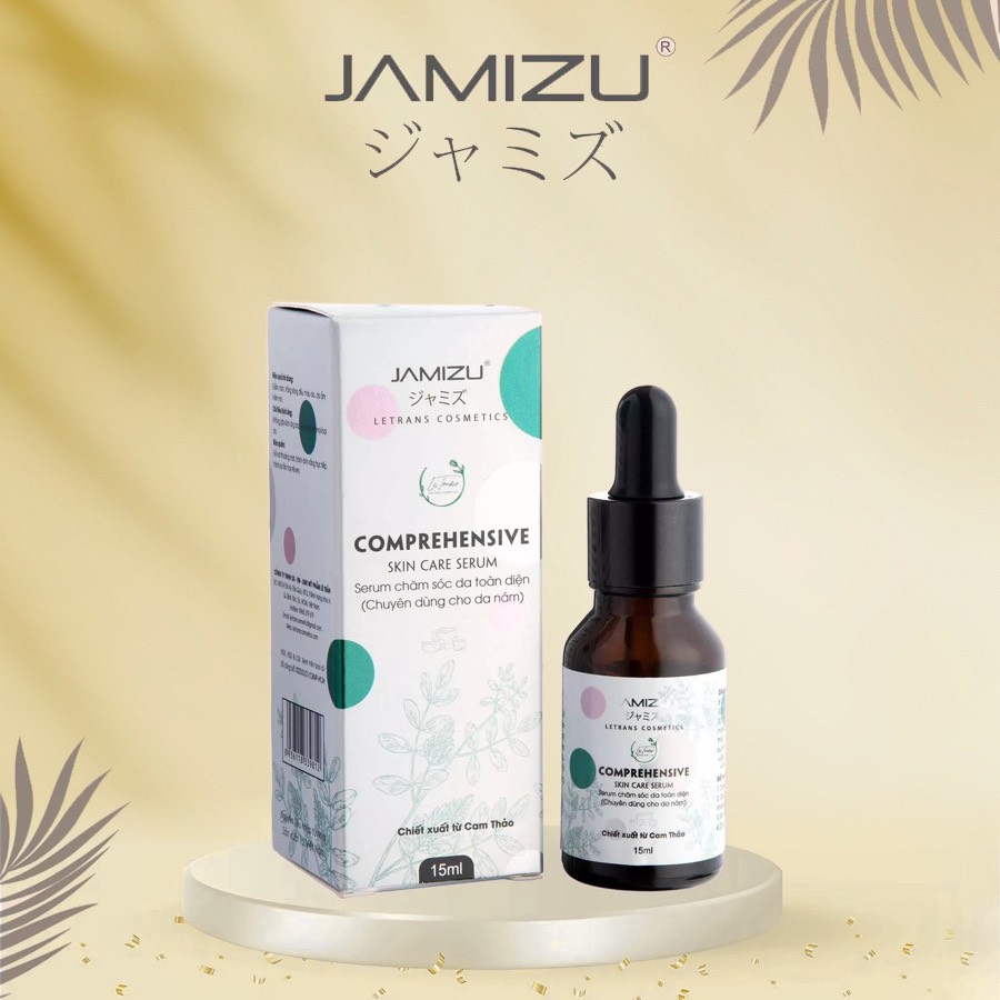 Serum Mờ Thâm Nám JAMIZU Cam Thảo Nhật Bản JASN15, Trắng Sáng Đều Màu Da, Cải Thiện Tình Trạng Da Mỏng Yếu 15ml