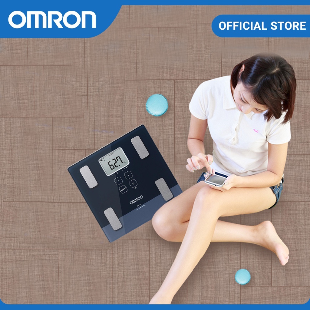 Cân Đo Lượng Mỡ Cơ Thể Điện Tử Cao Cấp Omron HBF-224