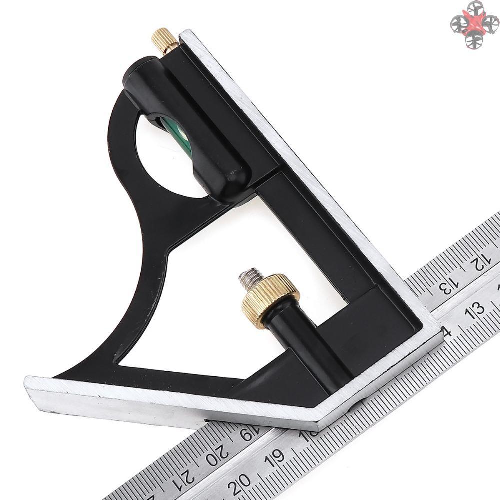 Thước Đo Góc Vuông Đa Năng Bằng Thép Không Gỉ 300mm
