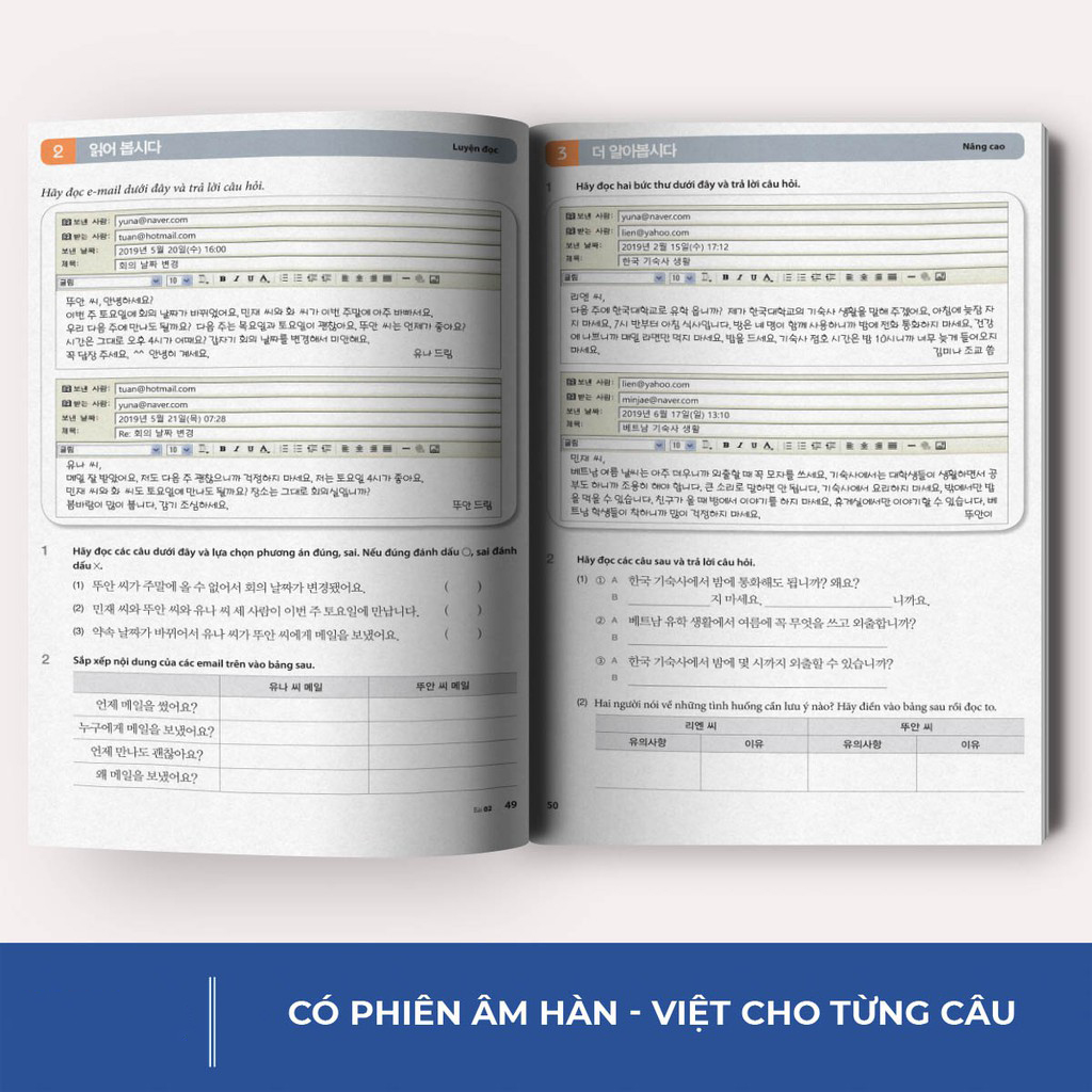 Combo Sách Tiếng hàn tổng hợp dành cho người Việt Nam - Sơ cấp 1 (Phiên bản 1 màu) HD