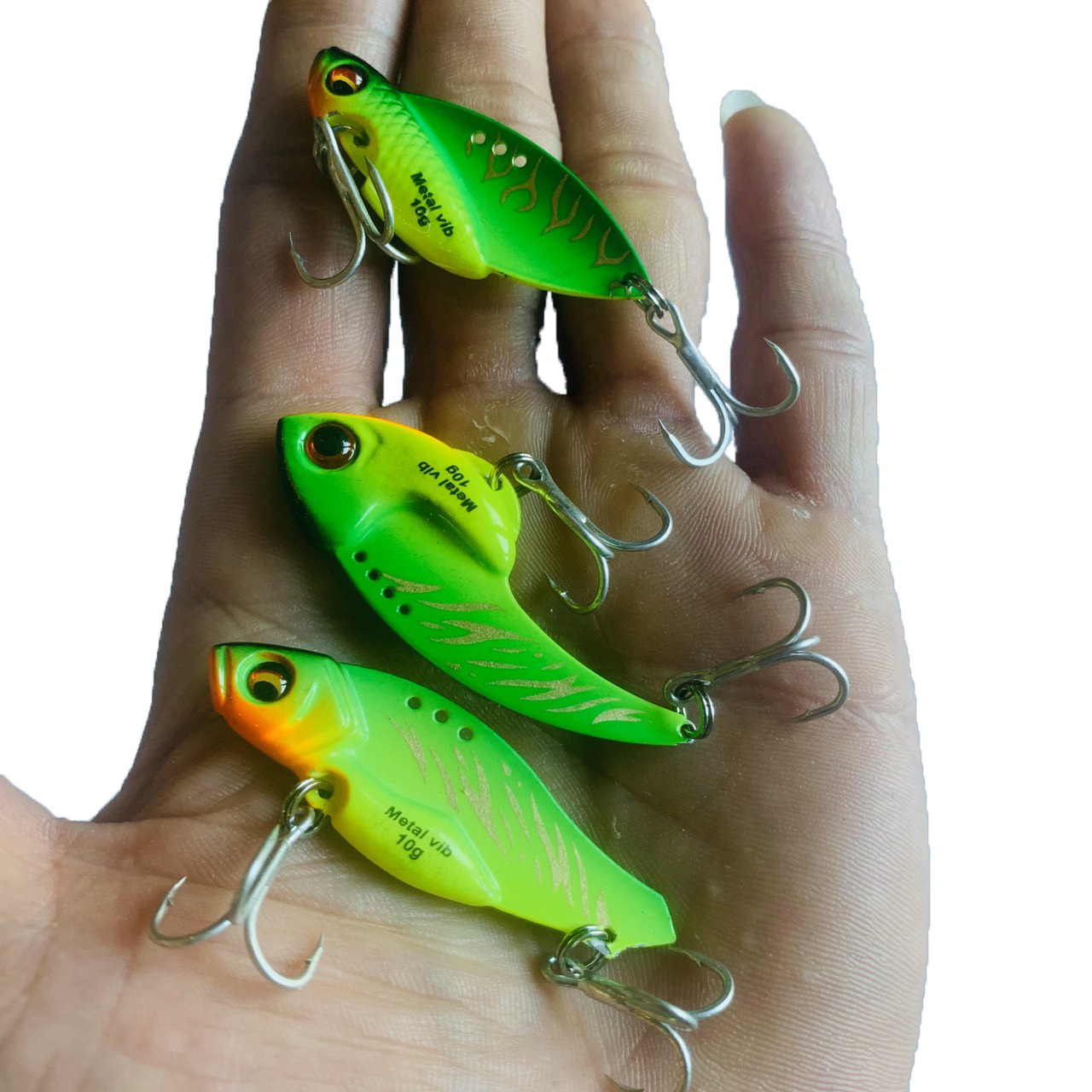 COMBO bộ 3 mồi cá sắt câu cá lóc cực nhạy 1 Cicada + 1 Orochi + 1 Fishen kích thước10g và 4cm, mồi câu lure orochi, mồi câu ngâm cá lóc cá quá cá chuối hiệu quả