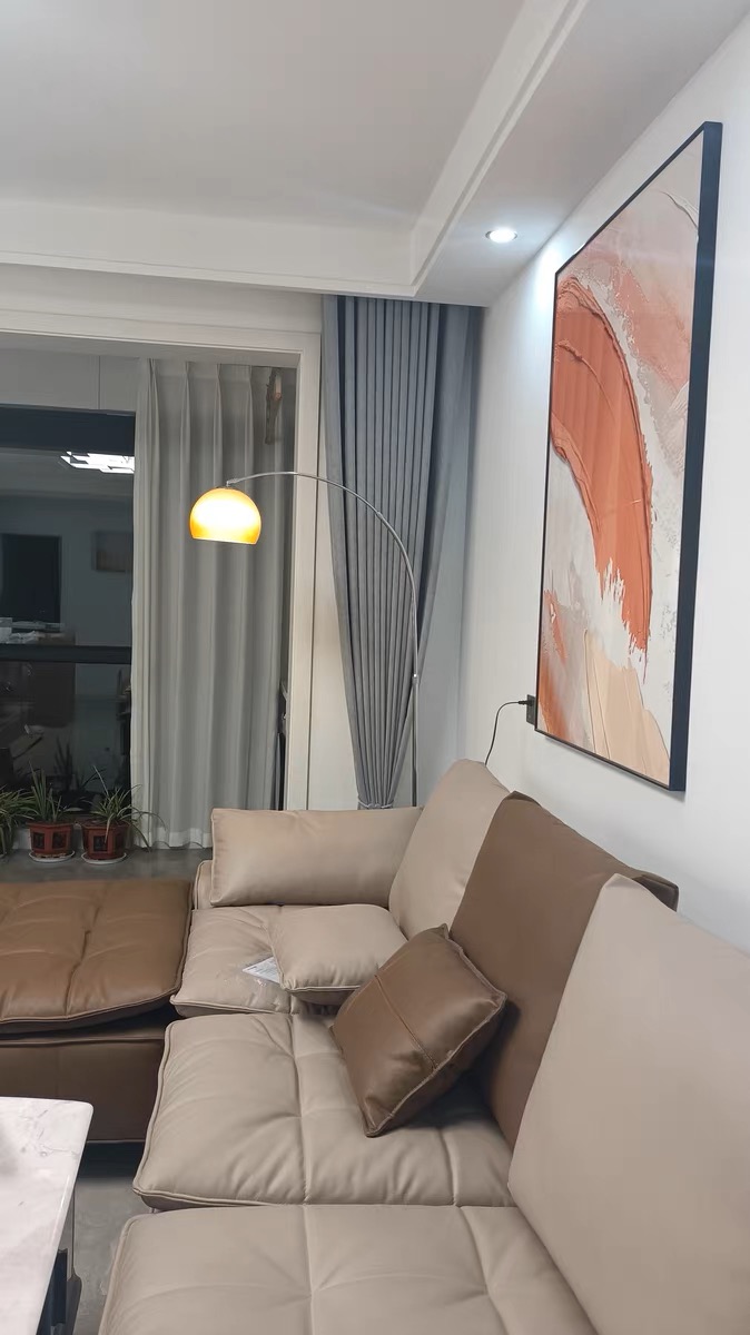 Đèn cây đứng phòng khách, phòng làm việc góc đọc sách hiện đại dáng bow cong DCLA012