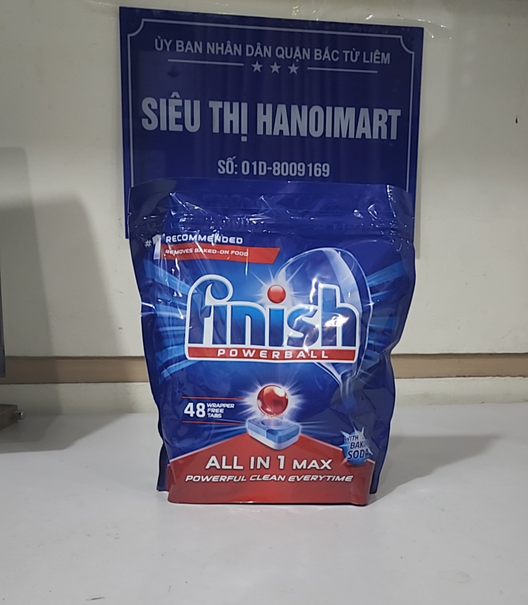 Túi 80 viên rửa chén Finish All In 1 Max Dishwasher Tablets PTT025451