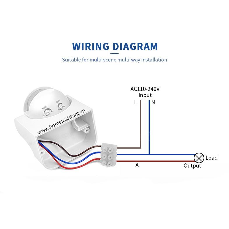 Công Tắc Chuyển Động Hồng Ngoại Ngoài Trời PIR07