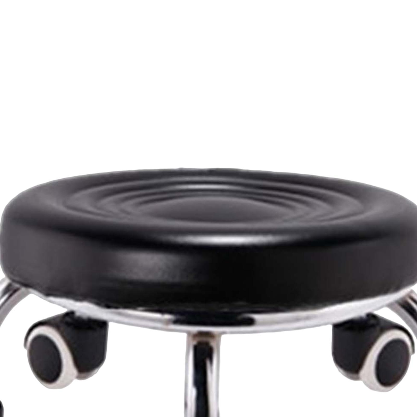 Small Rolling Salon Stool Rotatable Furniture Gift Movable for Salon Garage