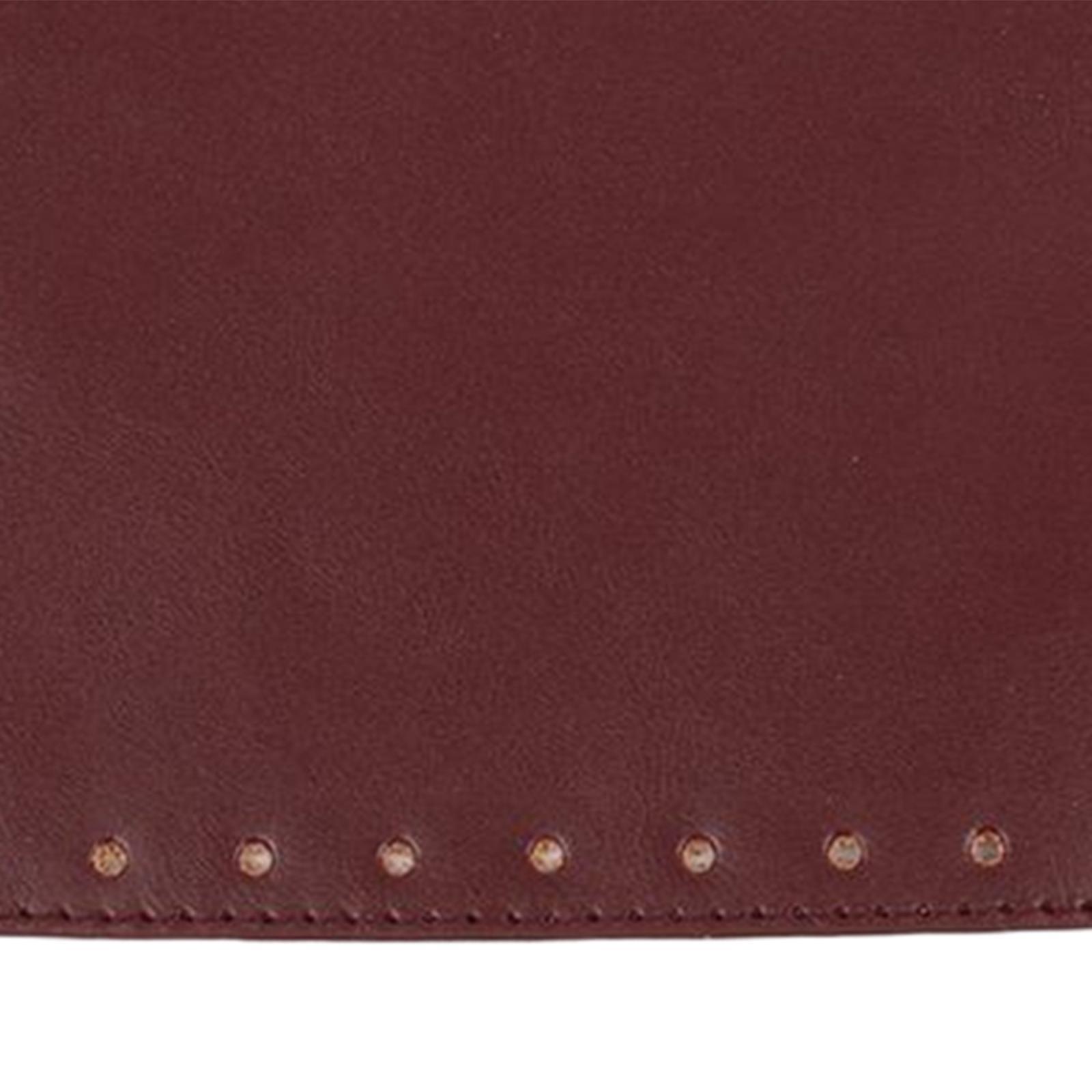 Handmade Bag Making Accessories Bottom Holes for Backpack Shoulder Bag red