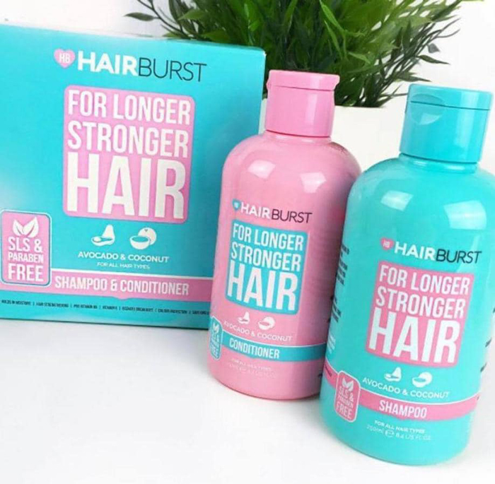 Set Gội Xả Kích Thích Mọc Tóc Hairburst For Longer Stronger Hair (Dầu Gội 350ml + Dầu Xả 350ml)