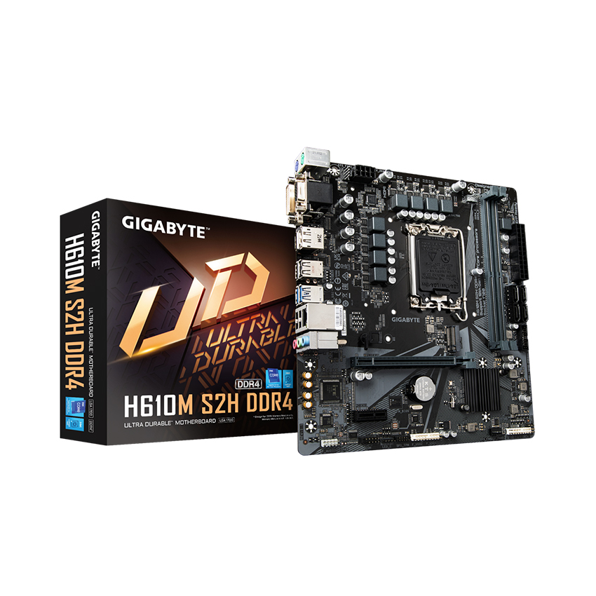 Bo Mạch Chủ Mainboard Gigabyte H610M S2H DDR4 - Hàng Chính Hãng