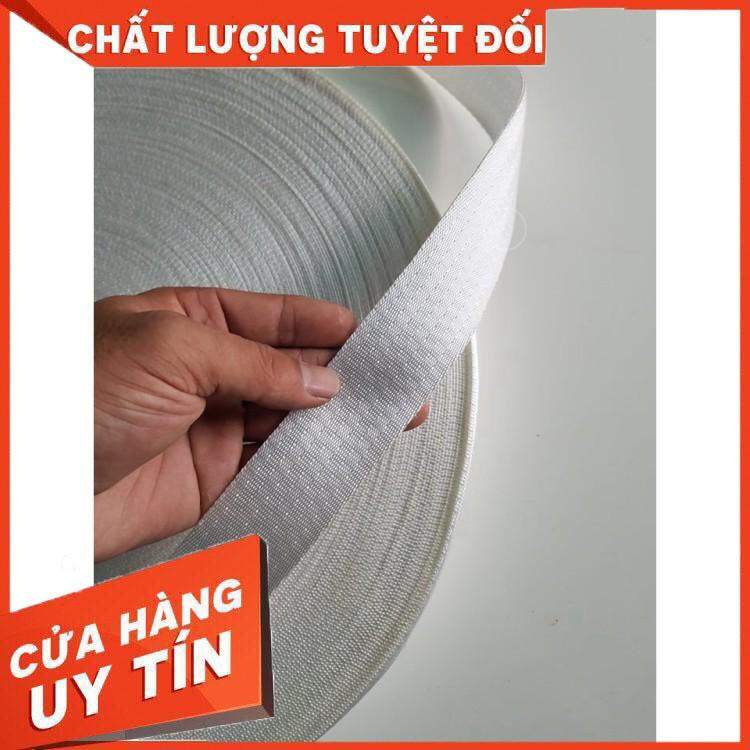 Dây đai vải polyester bản 38mm màu trắng 10-50 mét- CÁP THÉP THÁI BÌNH VINA