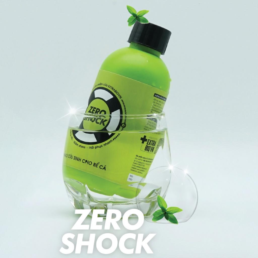ExtraBio Zero Shock - Chống Sốc, Giảm Stress, khử clo và kim loại nặng, Phục Hồi Nhanh Cho Cá Cảnh, Tép Cảnh-shopleo