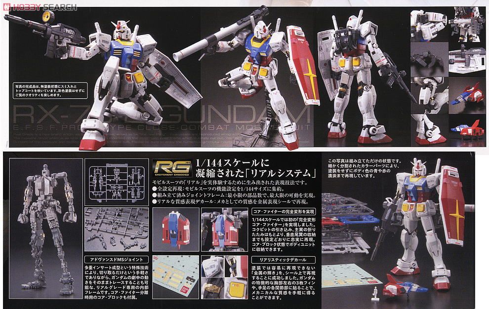 ĐỒ CHƠI RX-78-2 GUNDAM RG 1/144 BANDAI MÔ HÌNH LẮP RÁP