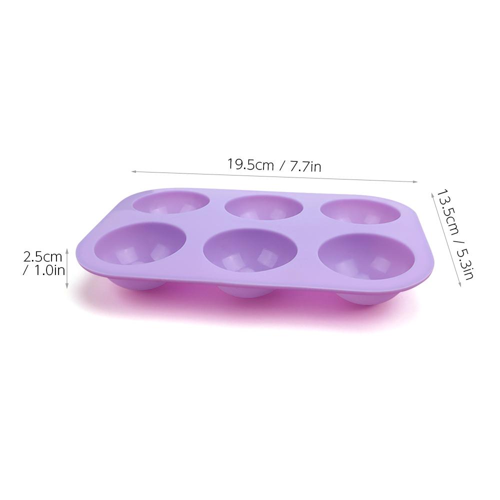 Khuôn Làm Bánh Silicone 6 Hình Dạng