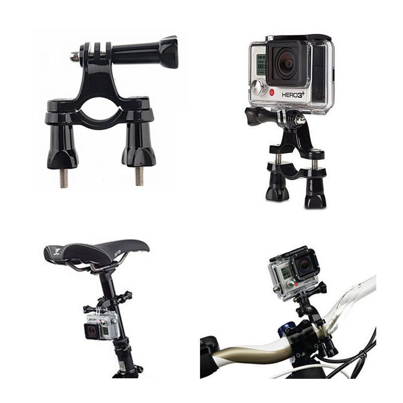 Kẹp ghi đông dành cho xe đạp, xe máy Gopro, SJCAM, Yi Xiaomi