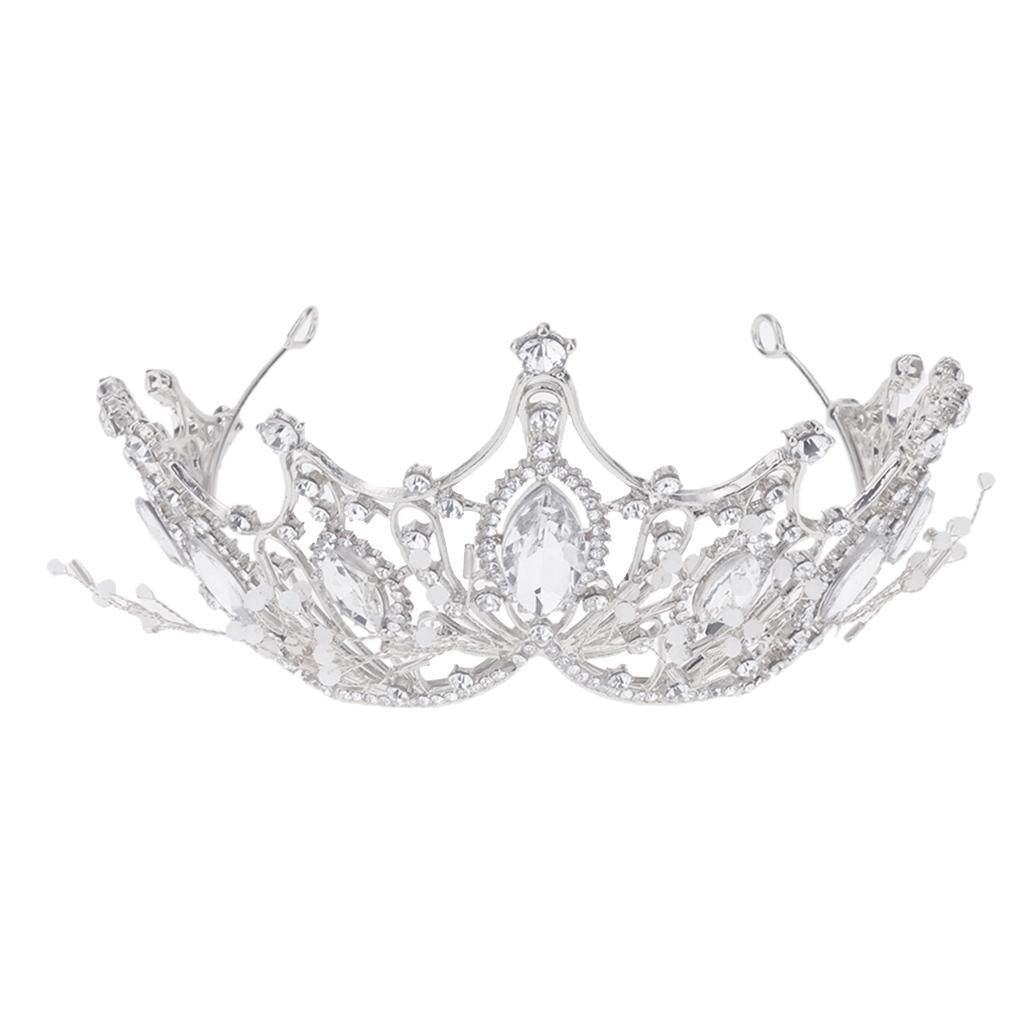 Rhinestone Tiara for Bridal Wedding Exquisite Headwear Crystal