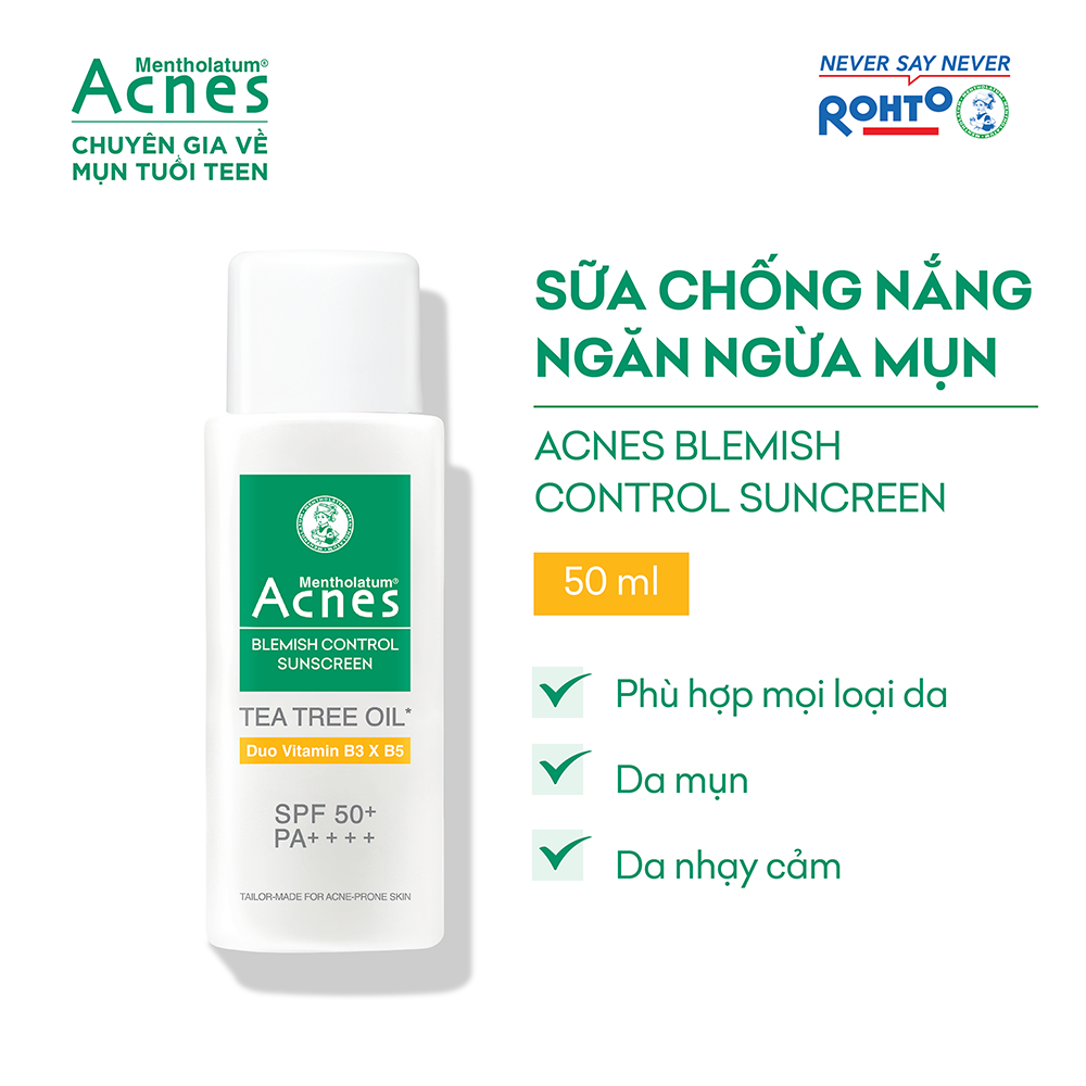 Sữa chống nắng ngăn ngừa mụn Acnes Blemish Control Sunscreen (50ml)