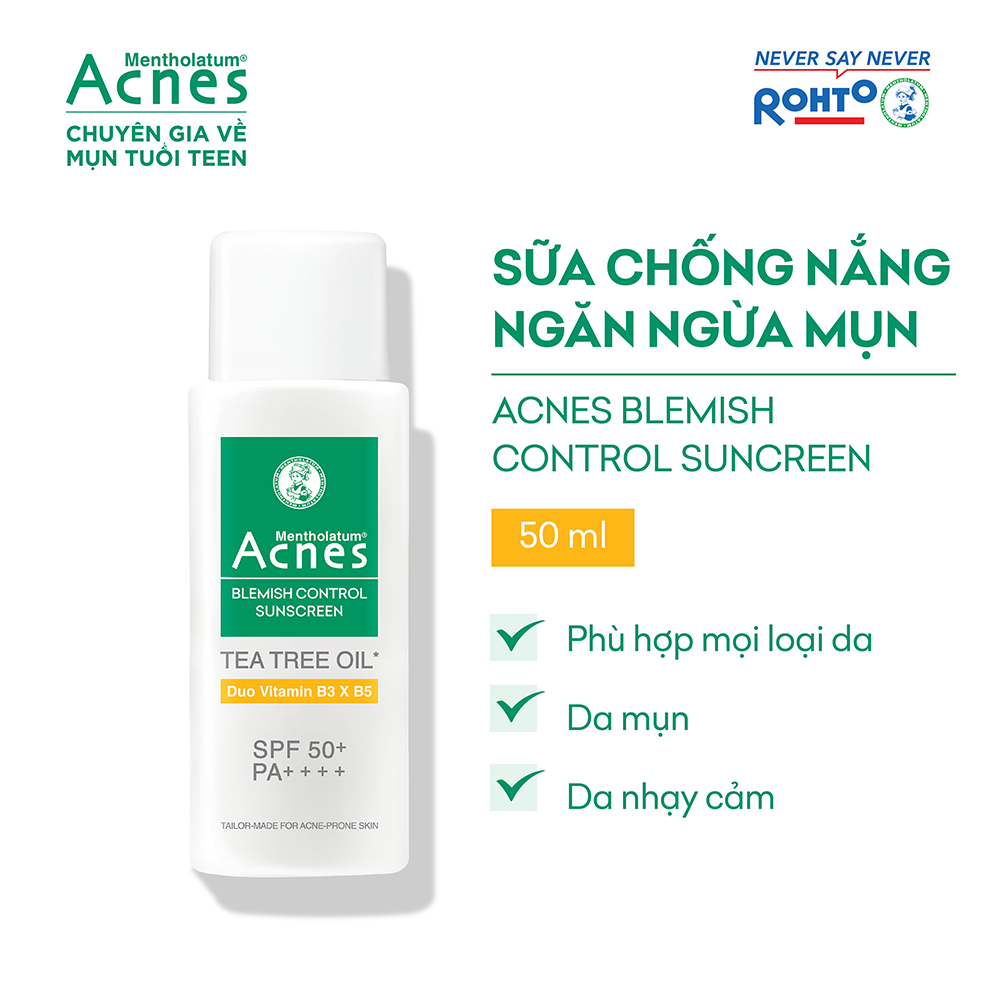 Sữa chống nắng ngăn ngừa mụn Acnes Blemish Control Sunscreen
