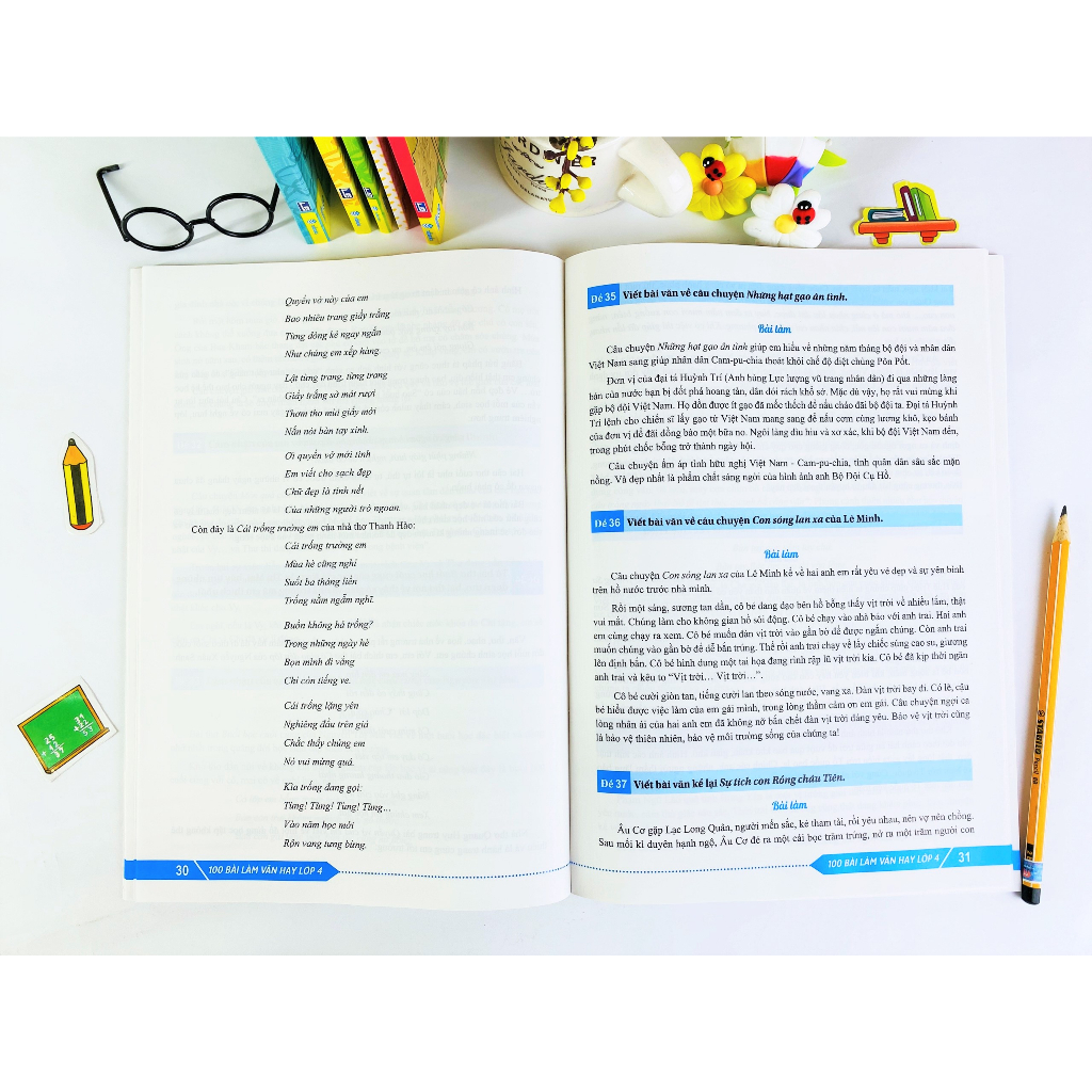 Sách - 100 Bài Làm Văn Hay Lớp 4 - ndbooks