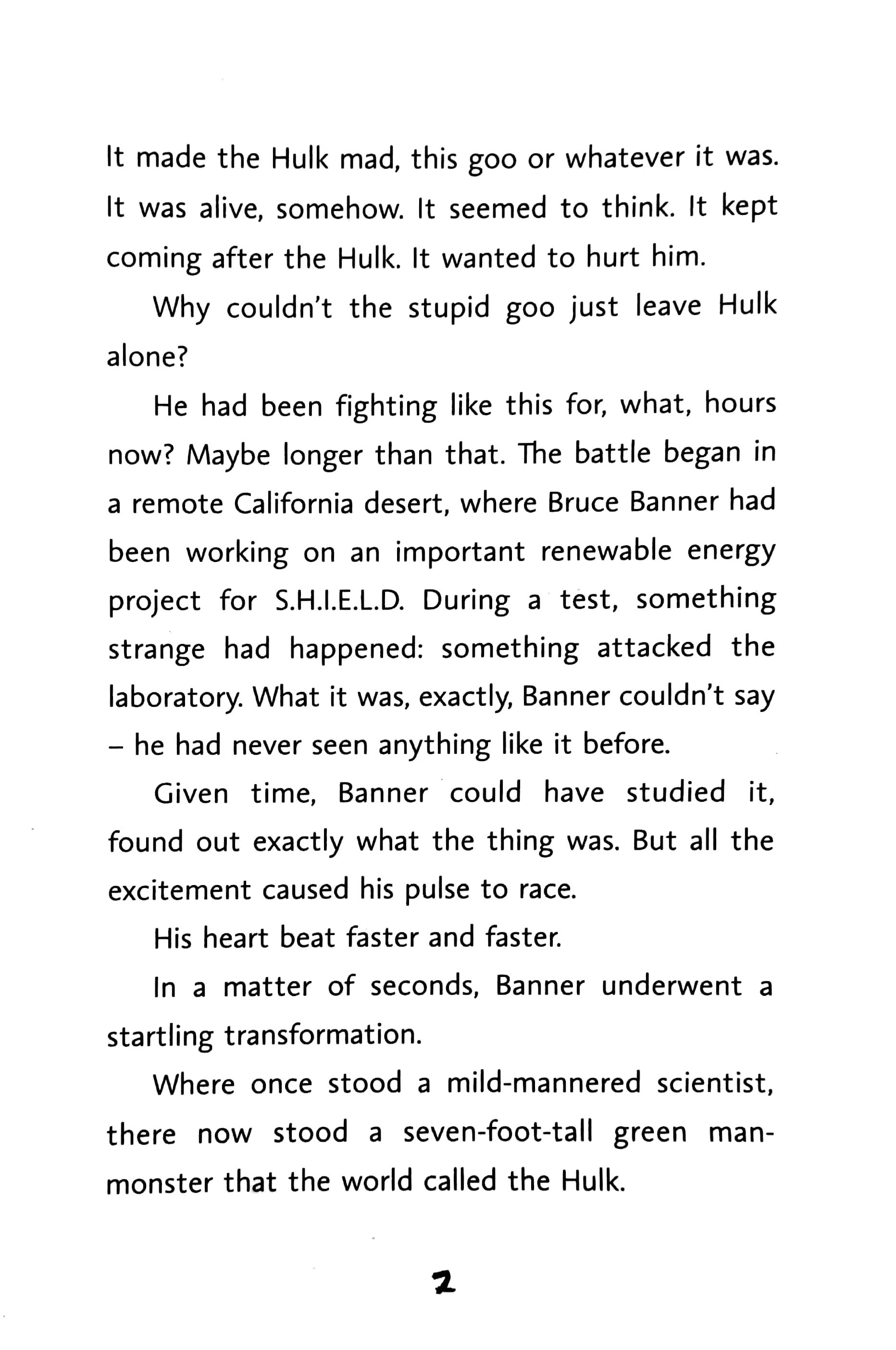 HULK: Beware the Glop (Monsters Fiction Marvel)
