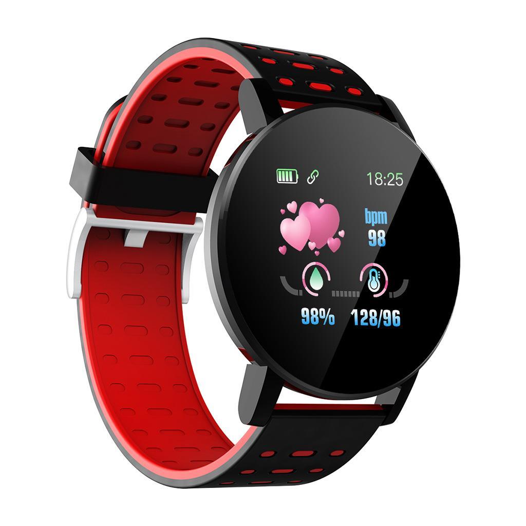 2Pcs 1.3'' Screen Smart Watch Bluetooth Bracelet Watch Fitness Tracker