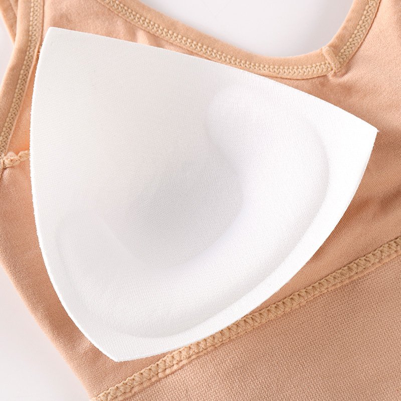 Áo Bra Croptop Thun Gân Với Đệm Ngực Gợi Cảm Và Hở Lưng Siêu Mát Dành Cho Nữ