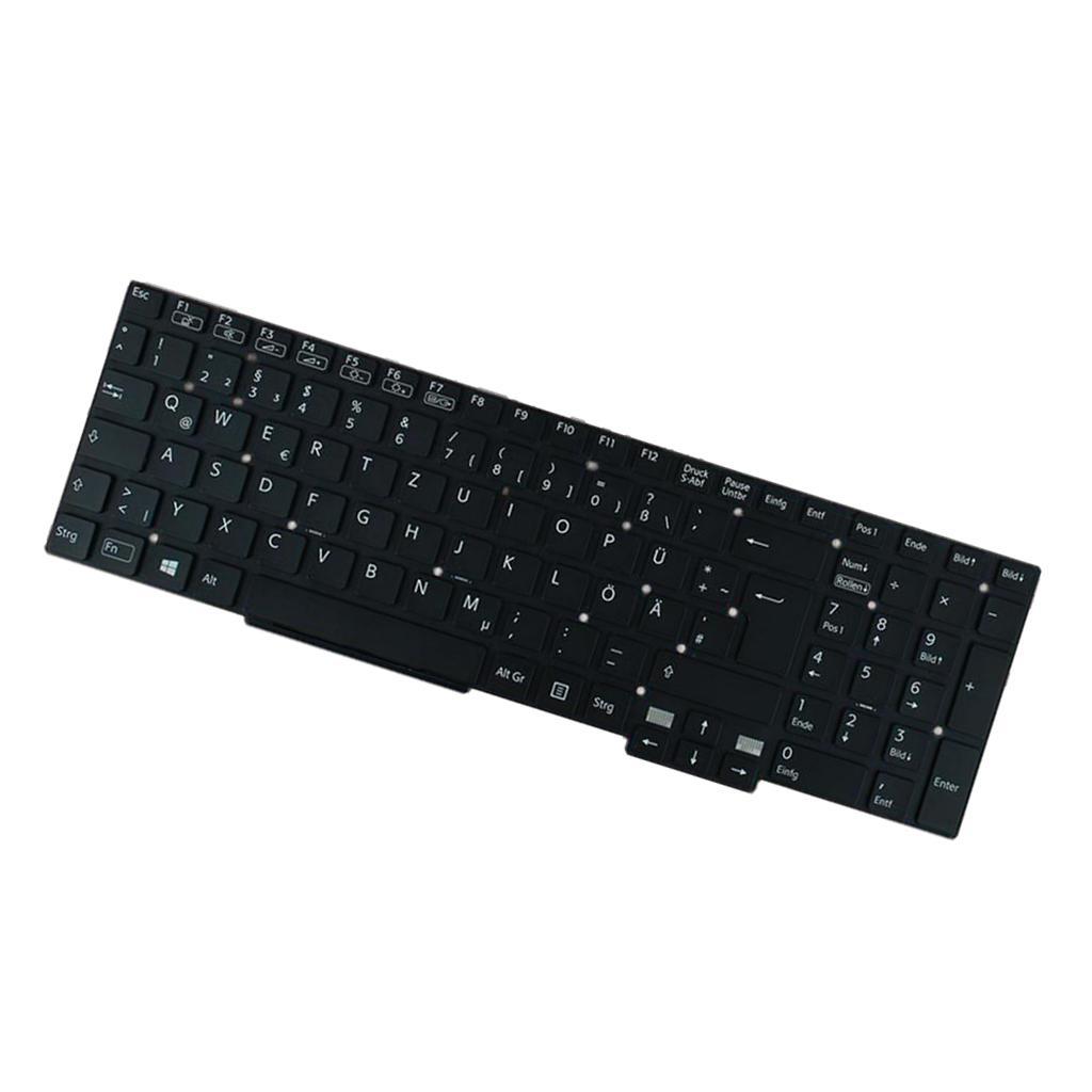 Black German Layout Keyobard w/ Backlit Frameless for Sony Vaio svt15 Laptop