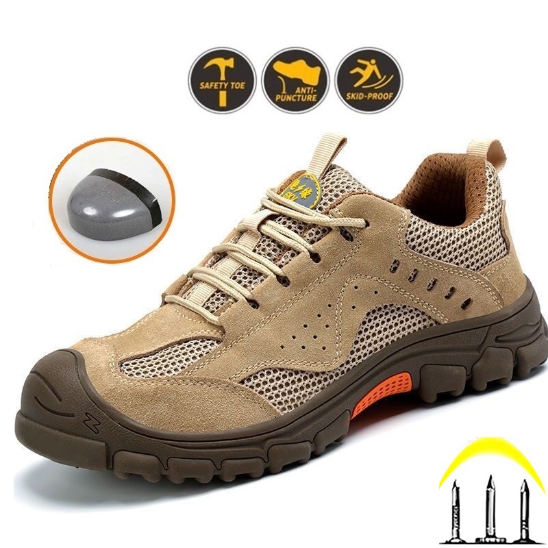 Giày Bảo Hộ Lao Động ,Giày Safety ,Giày Công Trình Thể Thao BH11-Chống Đinh,Trơn,Va Đập Cách Điện