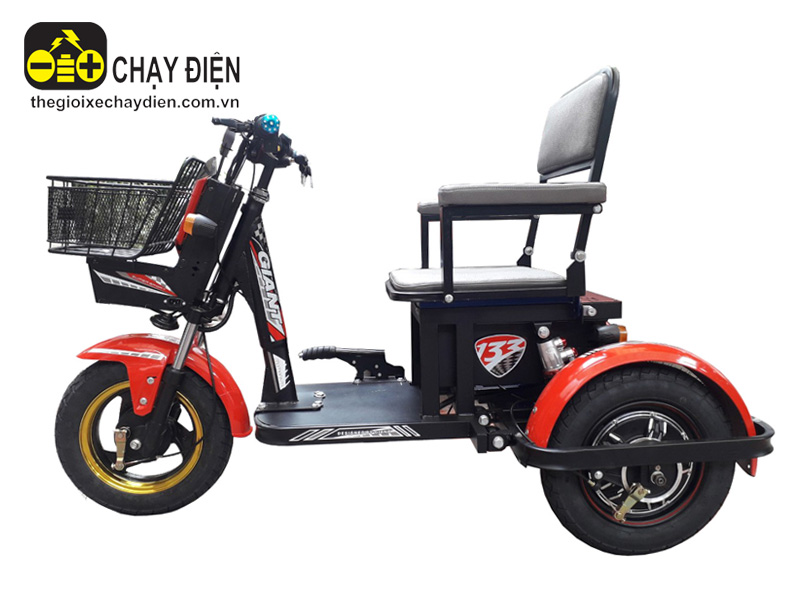 XE 3 BÁNH ĐIỆN M133S CÓ GHẾ TỰA 48V20AH