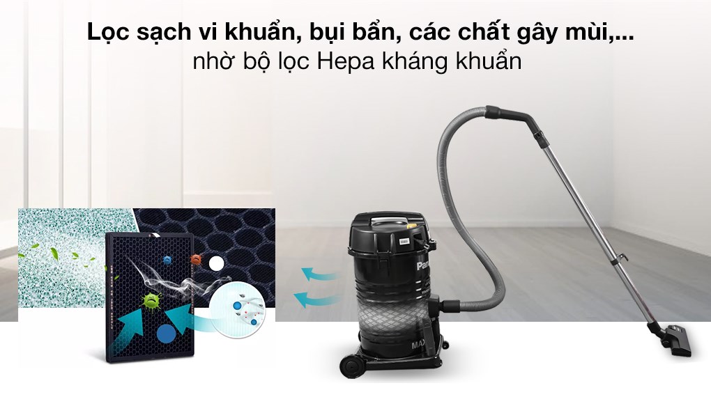 Máy hút bụi công nghiệp Panasonic YL637SN49 - 2300W. Hàng chính hãng