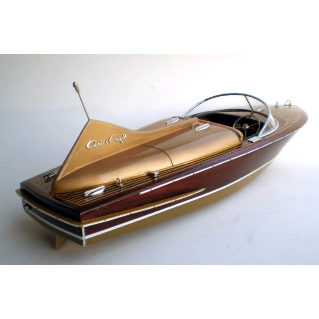 Mô hình Cano CHRIS CRAFT COBRA cao cấp, mô hình gỗ tự nhiên, làm quà tặng sang trọng 1st FURNITURE