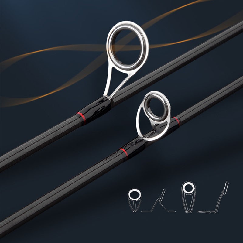 Cần Câu Lure Carbon RollFish Đầu Bu Chống Xoắn RF-1 Máy Ngang Và Máy Đứng Giá Rẻ CC25