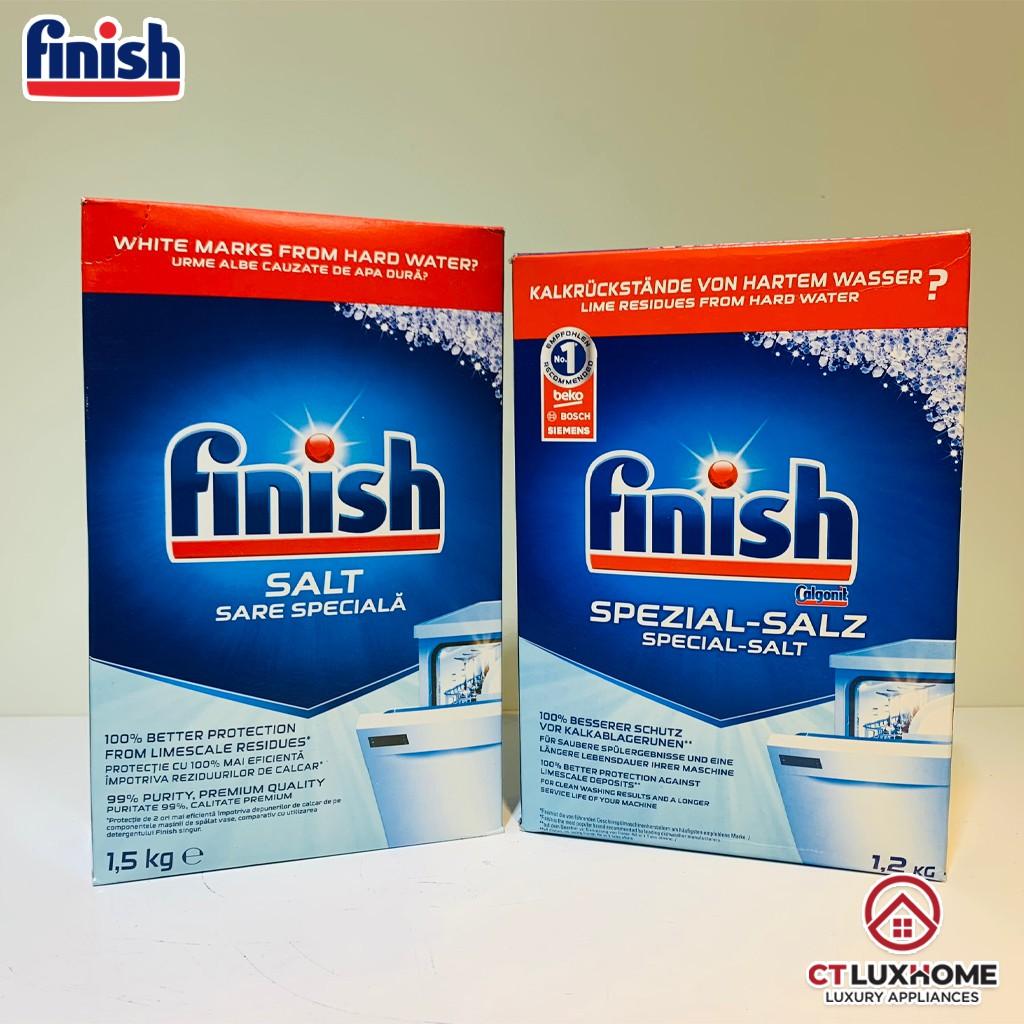 Muối rửa bát Finish loại 1.2kg, 1.5kg, 3kg, 4kg - Hàng chính hãng