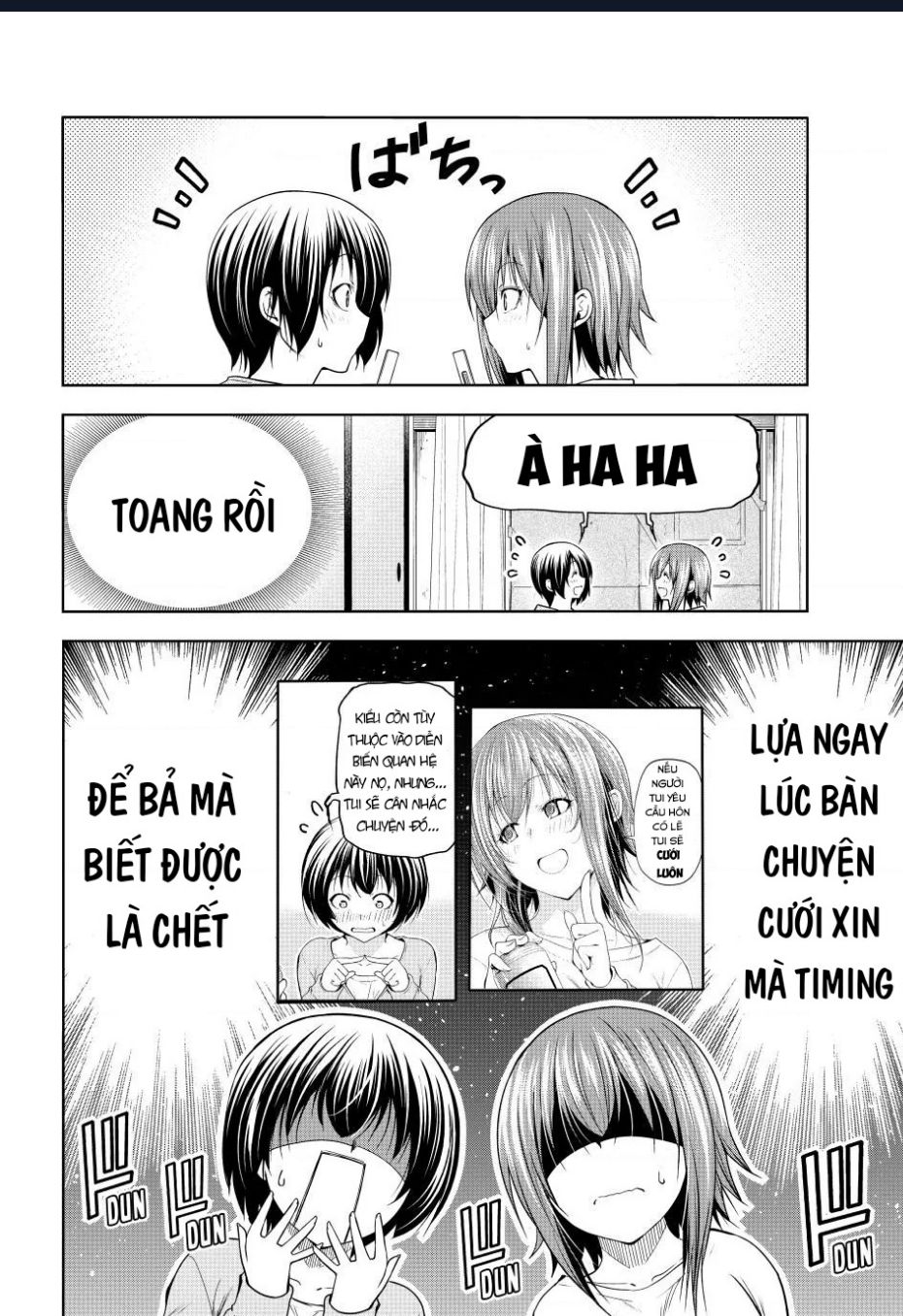 cô gái thích lặn - grand blue chapter 99 3