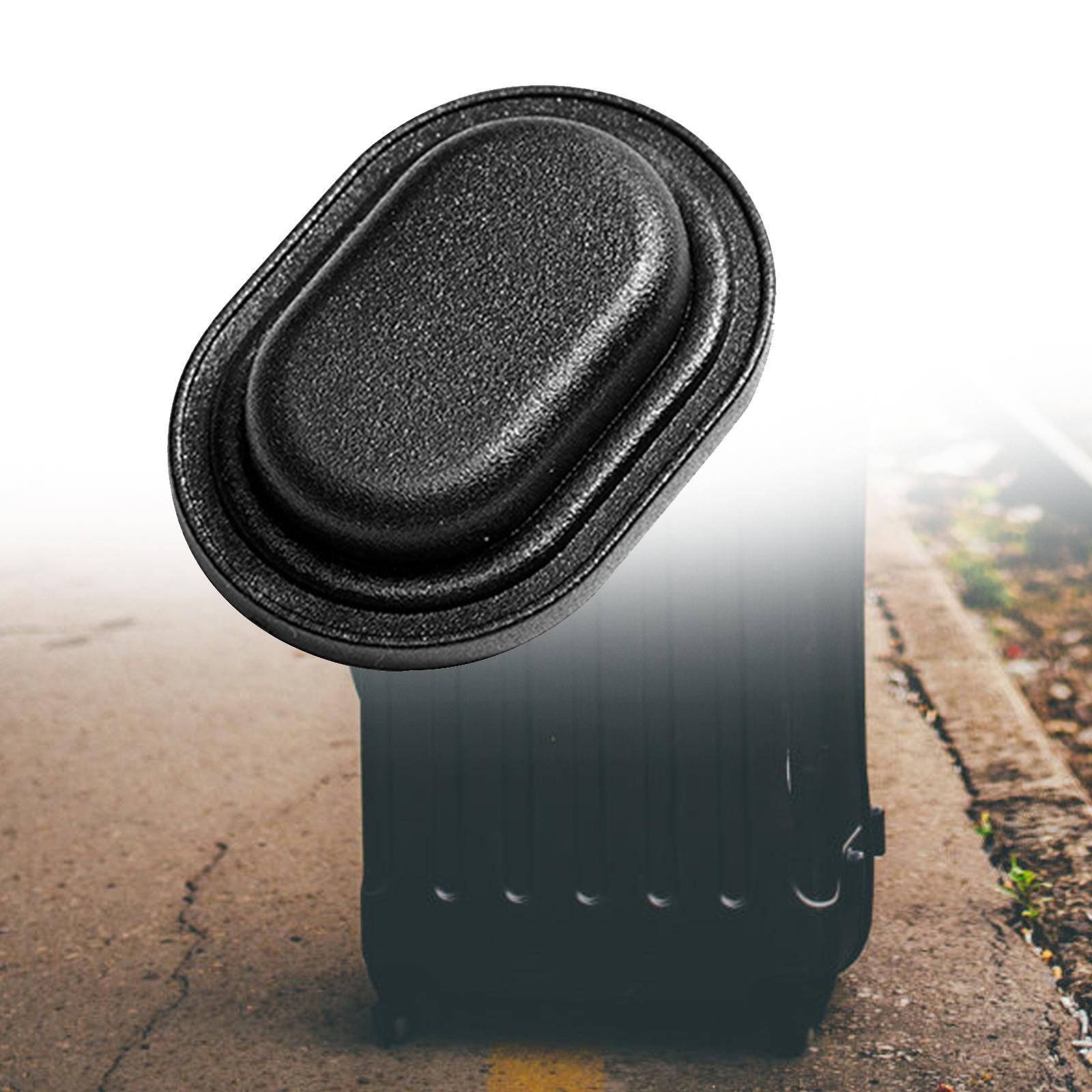 Luggage Stud Feet Baggage Stud Foot Pad Suitcase Feet Pad Replacement Wear Resistant Luggage Bracket Side Feet for DIY Craft Accessory Black