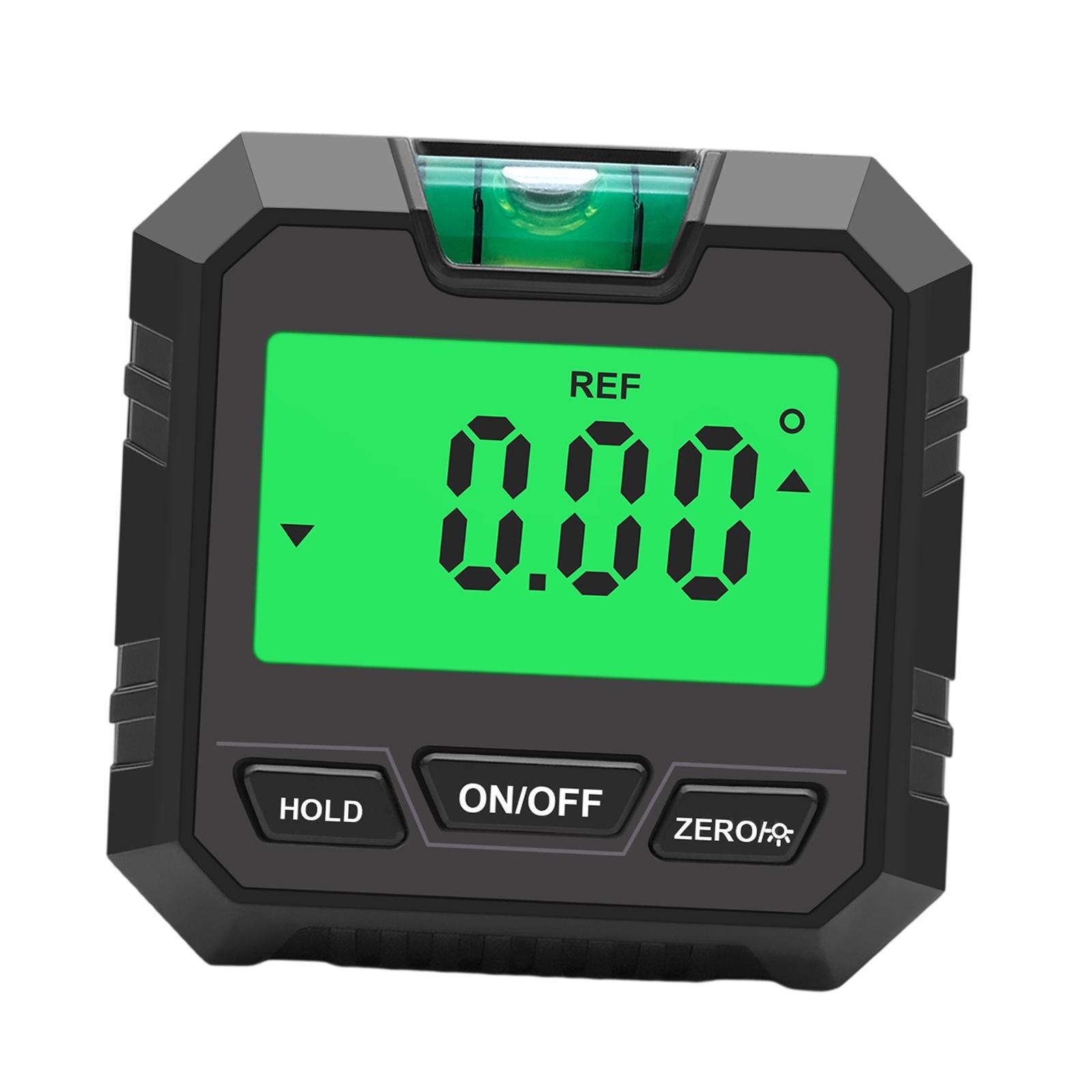 2pcs Digital Protractor Measurement Tool for Drilling Machinery Woodworking