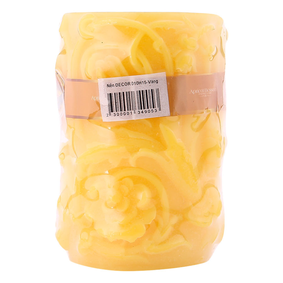 Nến Thơm Decor Hoa Lan Apricot Bossom Miss Candle Ftramart D10H15 (10 x 15 cm)