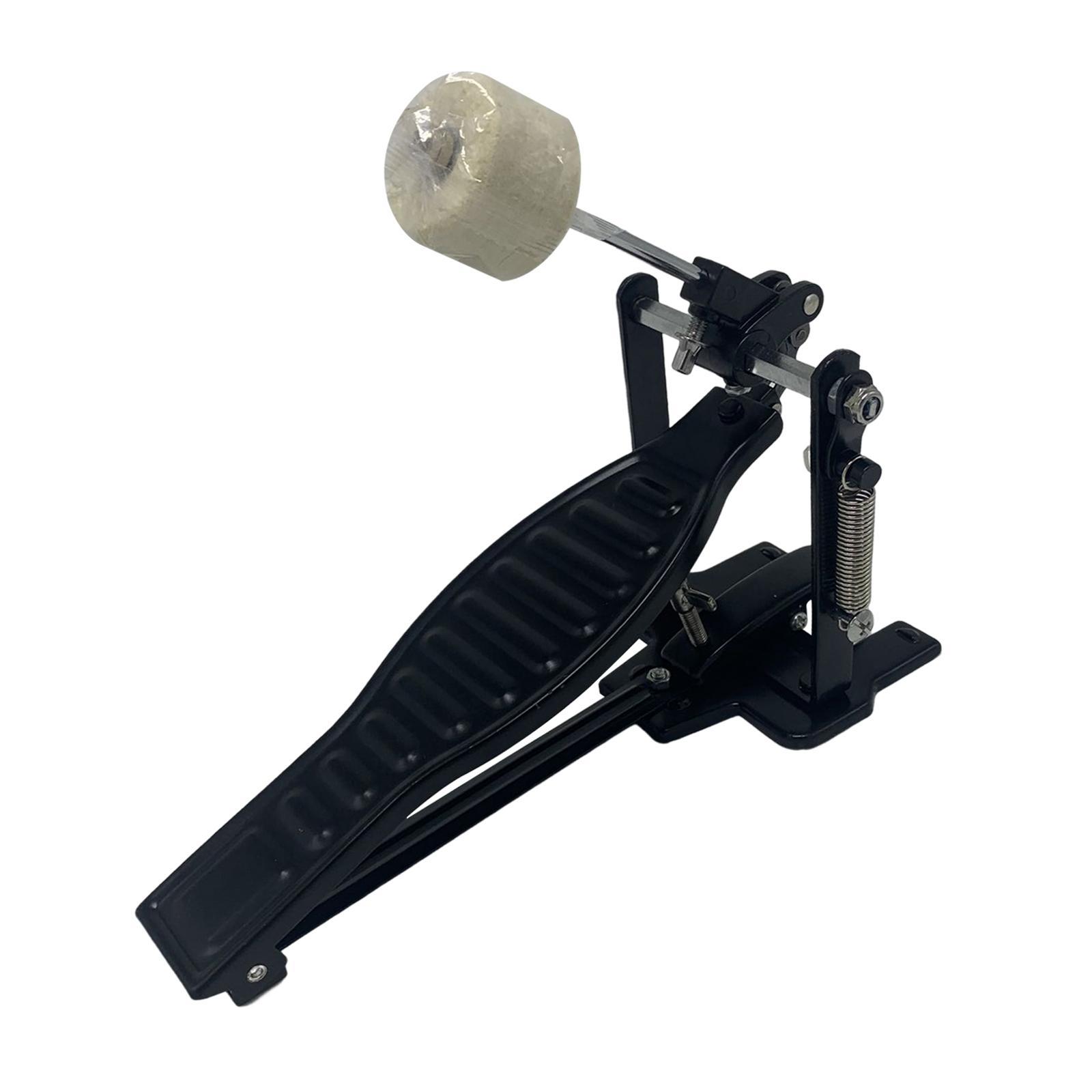 Durable Economy Single Foot Pedal Wool Drum Beater Single Chain Drive Black
