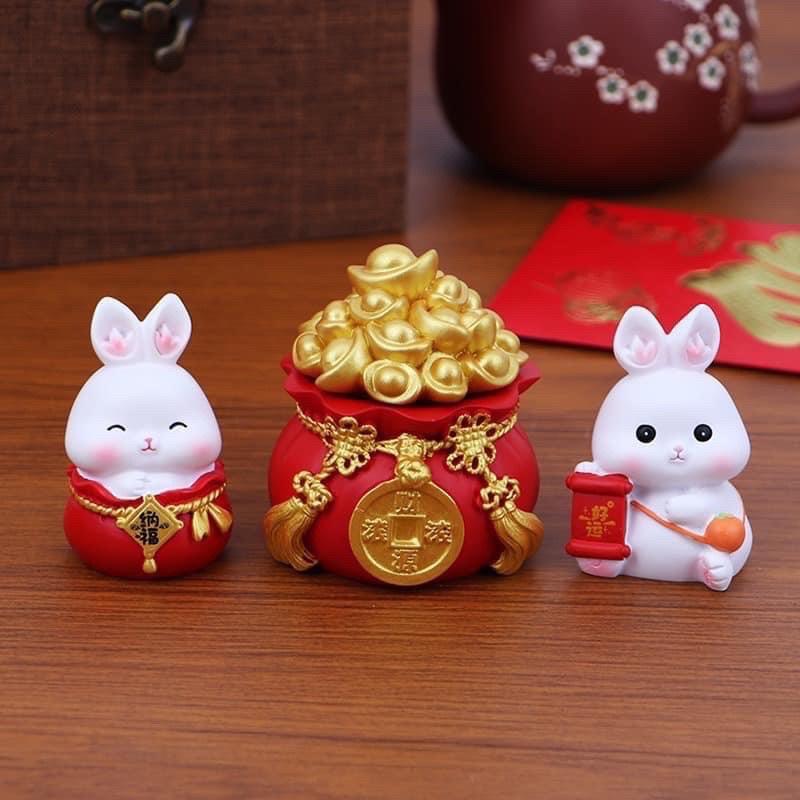 Hũ đựng muối gạo hũ thần tài hũ tài lộc trưng ban thờ