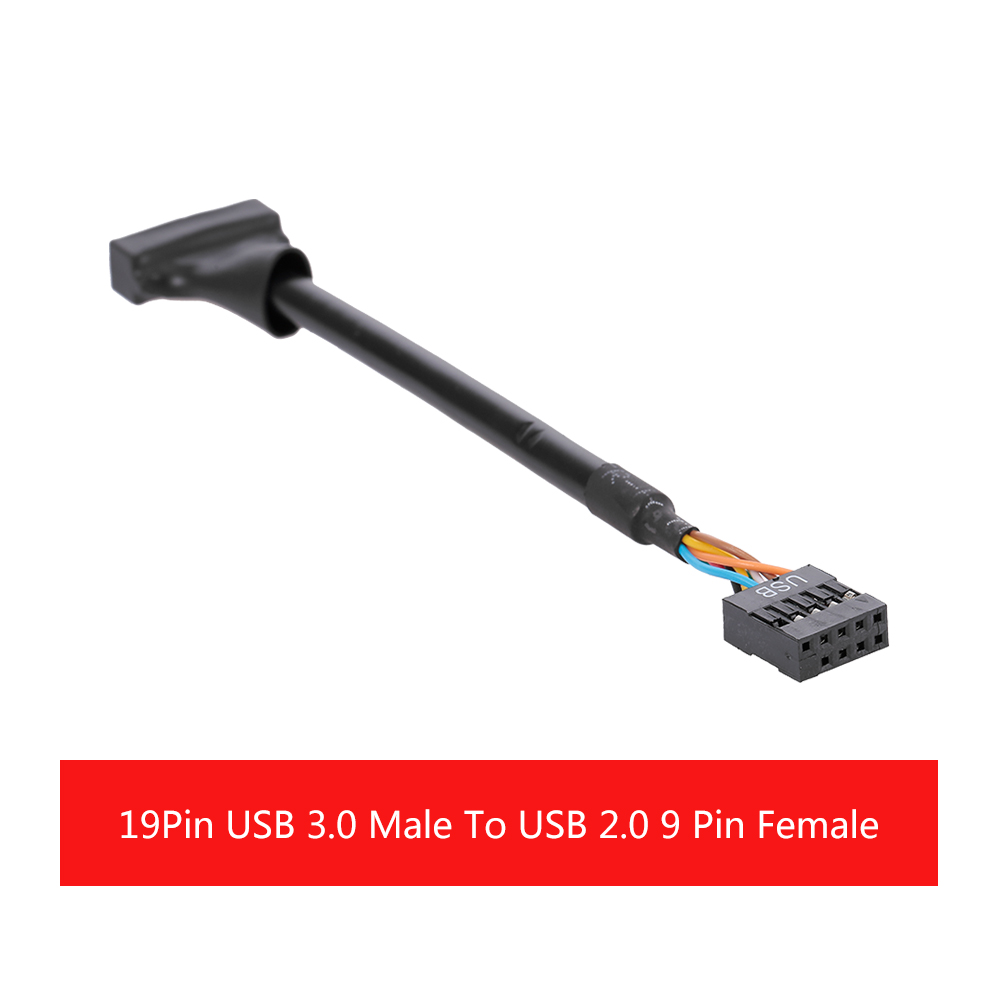Bộ Chuyển Đổi USB 19pin 3.0 Male Sang USB 2.0 9 Pin Female